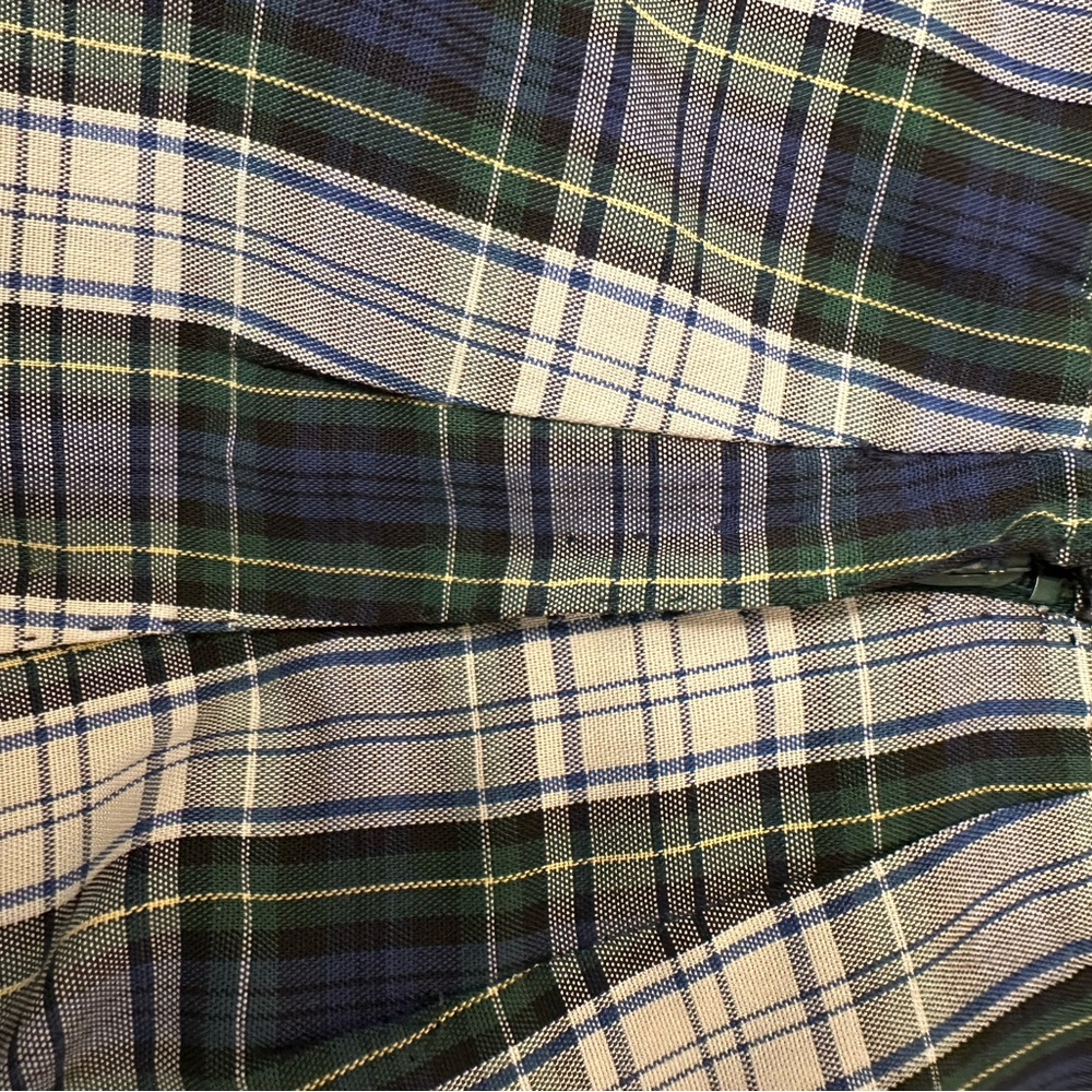 Plaid Pleated Skirt 90s vintage school uniform - Picture 3 of 5